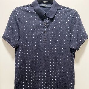 Scotch & Soda Navy Polka Dot Polo